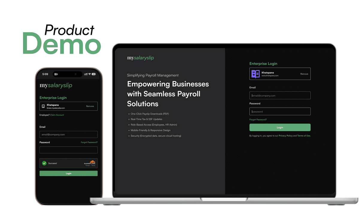 MySalarySlip Payroll Preview