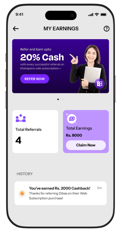 Khatapana Refer & Earn How to
